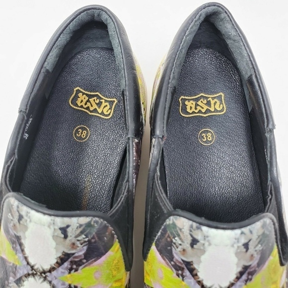 Ash Karma Leather Slip-on Shoes Sneakers Platforms - Picture 9 of 11